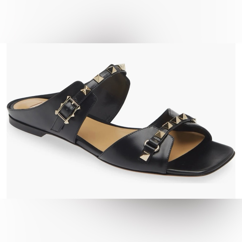 Valentino Garavani Rockstud Slide Sandal
